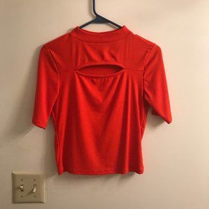 Red/Orange Crop Top